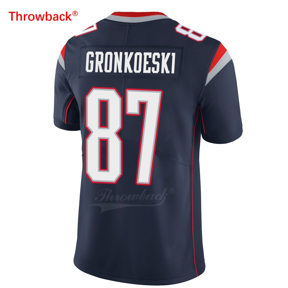 New England American Football Gronkowski Jerseys